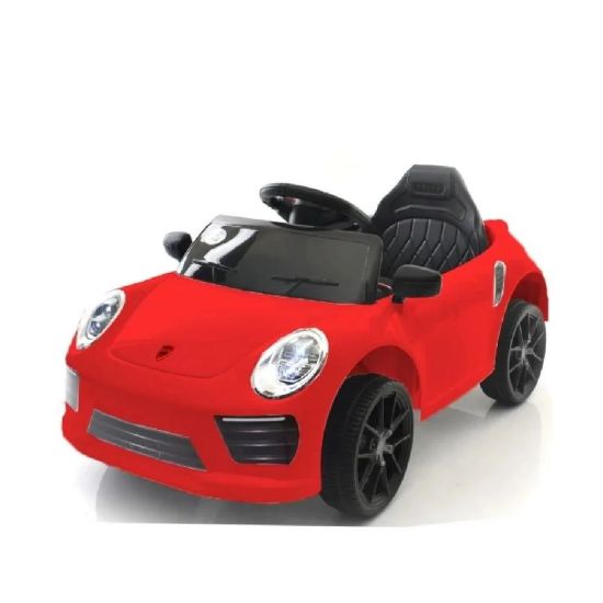 صورة سيارة اطفال كهربائية بريموت تحكم عن بعد - احمر